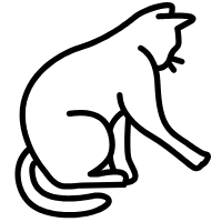Ragamuffin cat logo